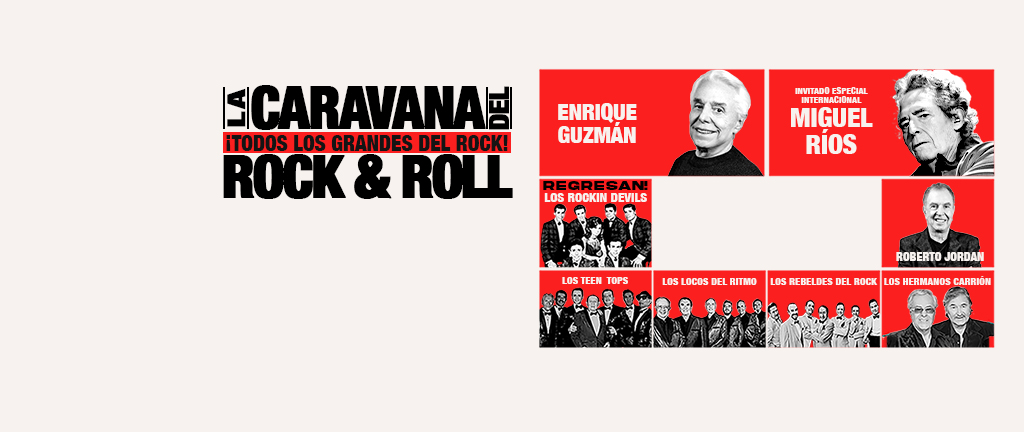 Boletos para La Caravana del Rock and Roll Fechas para el Tour